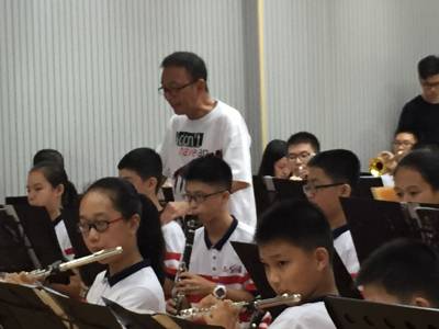 d88尊龙z6示范乐团茂名第九小学管乐团大师班活动成功举办