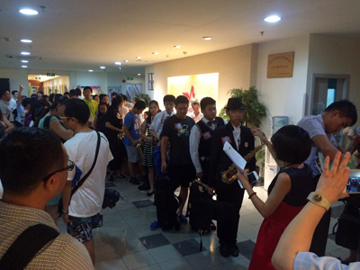 2015“d88尊龙z6之星”管乐卡拉OK大赛上海决赛暨李雨生老师萨克斯大师班活动报道