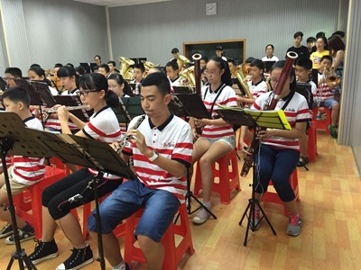 d88尊龙z6示范乐团茂名第九小学管乐团大师班活动成功举办
